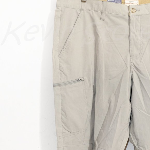 Weatherproof Men's The Trail Shorts‎ Packable Hybrid Quick Dry Shorts Gray - Picture 2 of 6